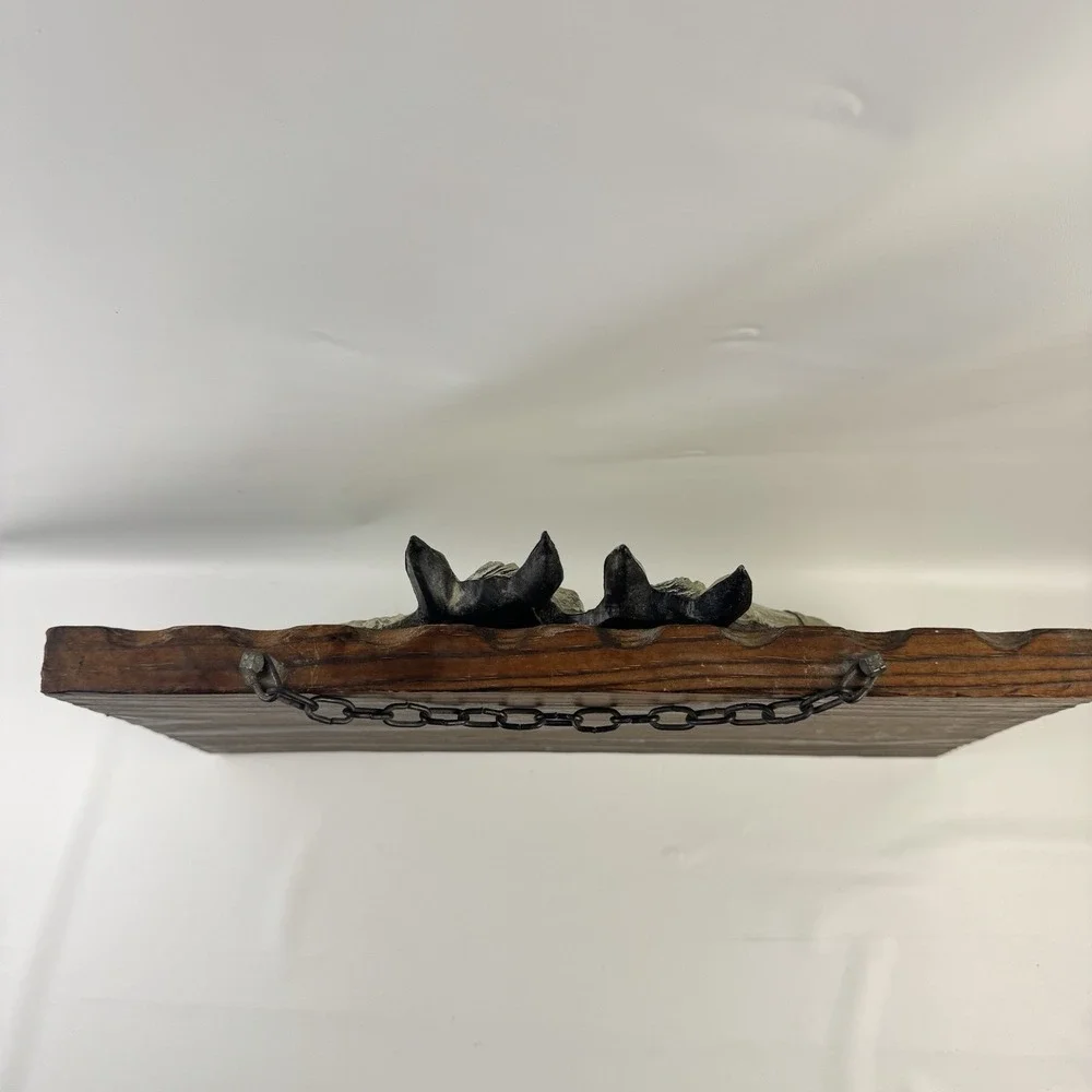 VTG 3D  Silver Horse Head Wall Mount 13.5